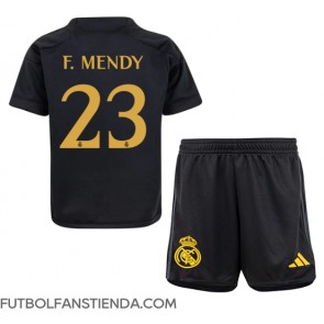 Real Madrid Ferland Mendy #23 Tercera Equipación Niños 2023-24 Manga Corta (+ Pantalones cortos)